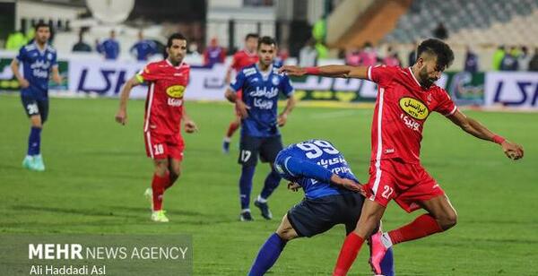 عکس بازی فوتبال استقلال و پرسپولیس