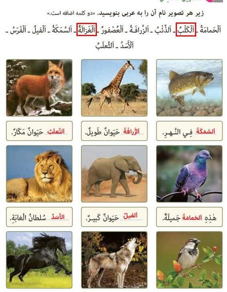 عکس کتاب عربی پایه نهم