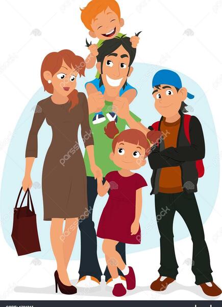 عکس کارتونی فامیلی