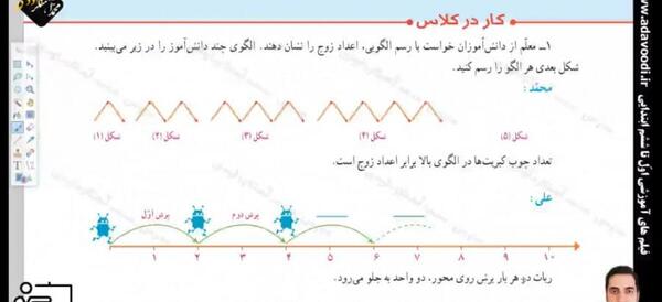 عکس کتاب کلاس ششم ریاضی
