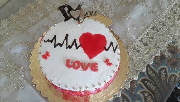 عکس کیک ساده برای سالگرد ازدواج