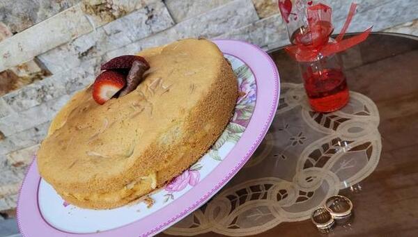 عکس کیک ساده برای سالگرد ازدواج