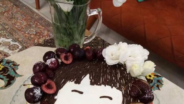 عکس کیک برای روز دختر ساده