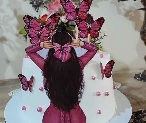 عکس کیک دخترانه برای روز دختر