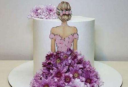 عکس کیک دخترانه برای روز دختر