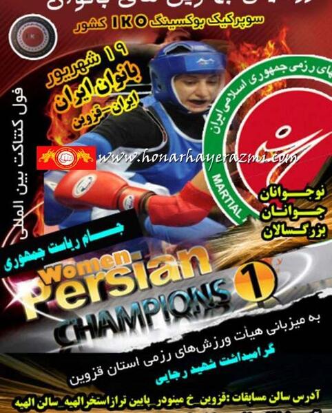عکس کیک بوکسینگ بانوان