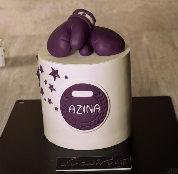 عکس کیک بوکسینگ دخترانه