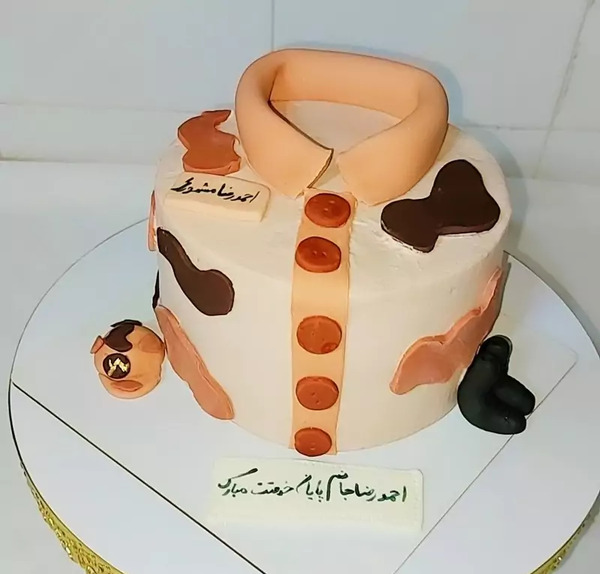 عکس کیک پایان خدمت سپاه
