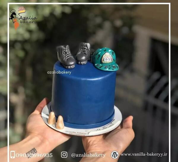عکس کیک پایان خدمت مرزبانی