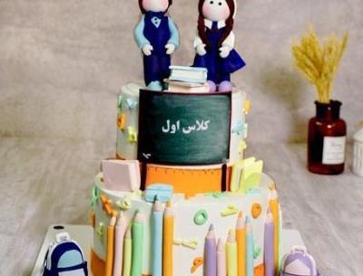 عکس کیک برای جشن الفبا
