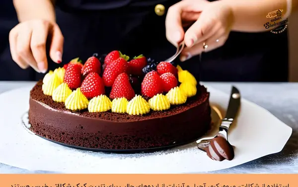 کیک خیس شکلاتی با عکس