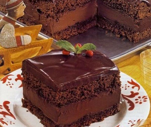کیک خیس شکلاتی با عکس