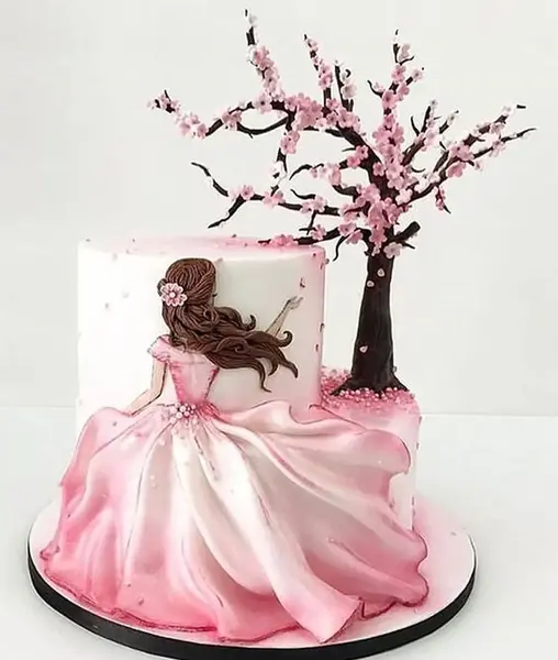 عکس کیک دخترانه شیک و جدید