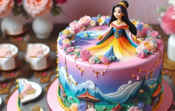 عکس کیک دخترانه شیک و جدید