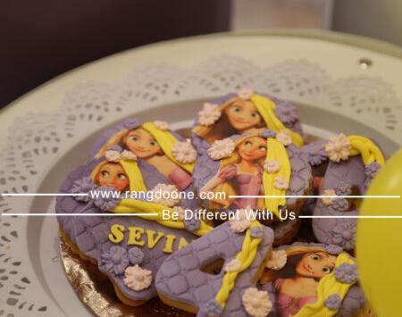 عکس کیک دخترانه راپونزل