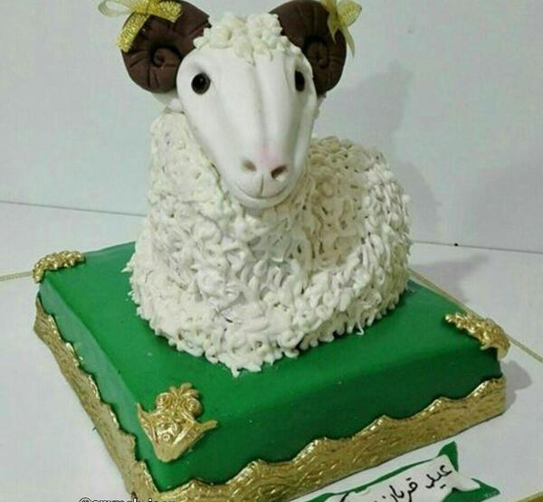 عکس کیک گوسفند برای عید قربان
