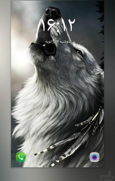 عکس گرگ خفن برای صفحه گوشی