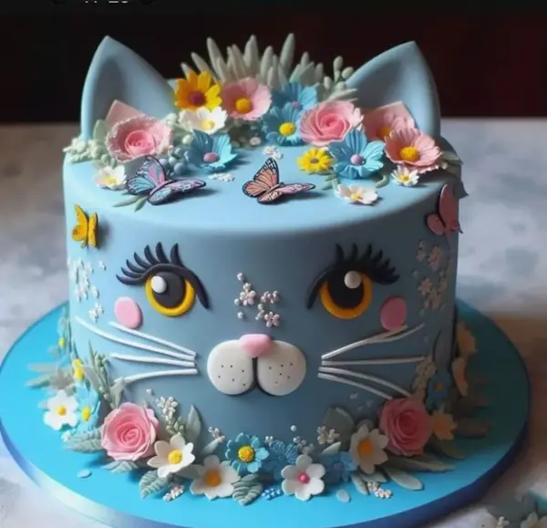 عکس کیک های گربه ای