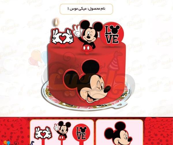 عکس کیک میکی موس ساده