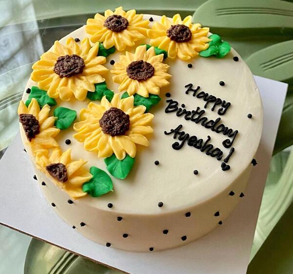 عکس کیک و گل روز مادر