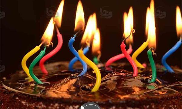 عکس کیک و شمع برای استوری