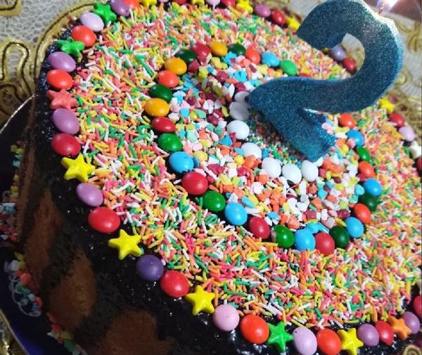 عکس کیک تولد خانگی برای همسر