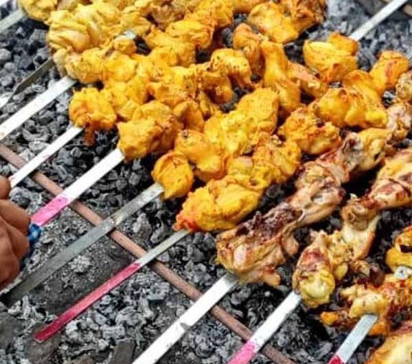 عکس کیک جوجه کباب