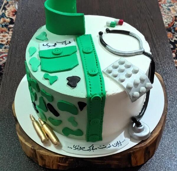 دانلود عکس کیک پایان خدمت سربازی