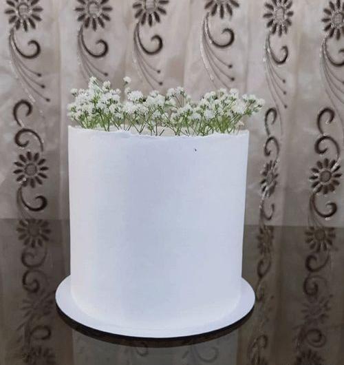 عکس کیک آبی و سفید دخترانه