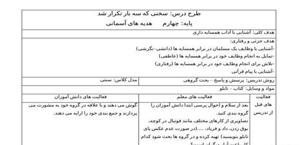 عکس کتاب کلاس پنجم هدیه