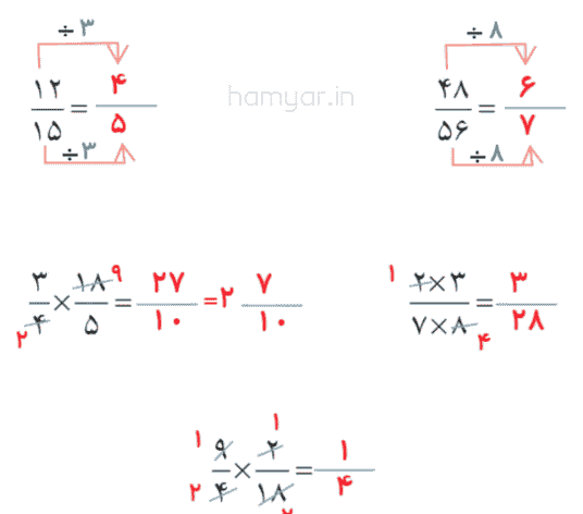 عکس صفحه کتاب ریاضی پنجم