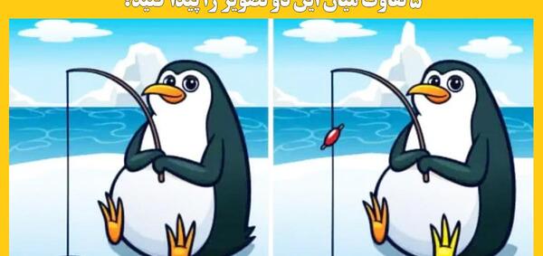 اختلاف عکس را پیدا کنید