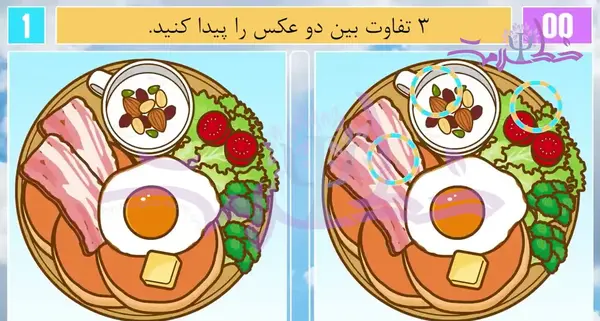 عکس تفاوت را پیدا کنید