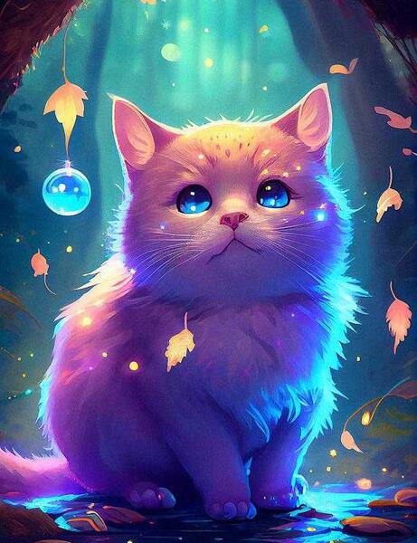 عکس گربه انیمیشنی برای پروفایل
