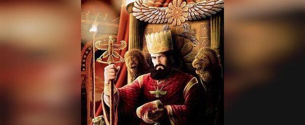 عکس کوروش بزرگ با همسرش
