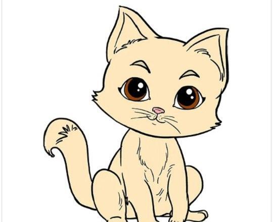 عکس گربه بچه گانه نقاشی