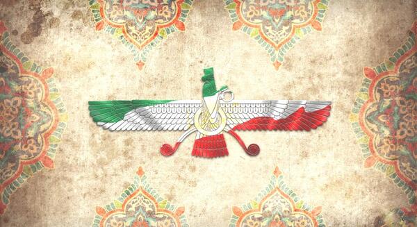 عکس پرچم زمان کوروش کبیر
