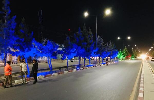 عکس کابل شب