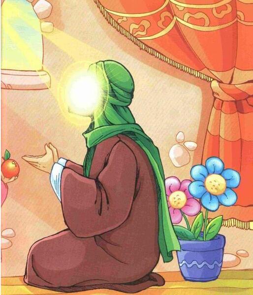 عکس کارتونی امام حسین علیه السلام