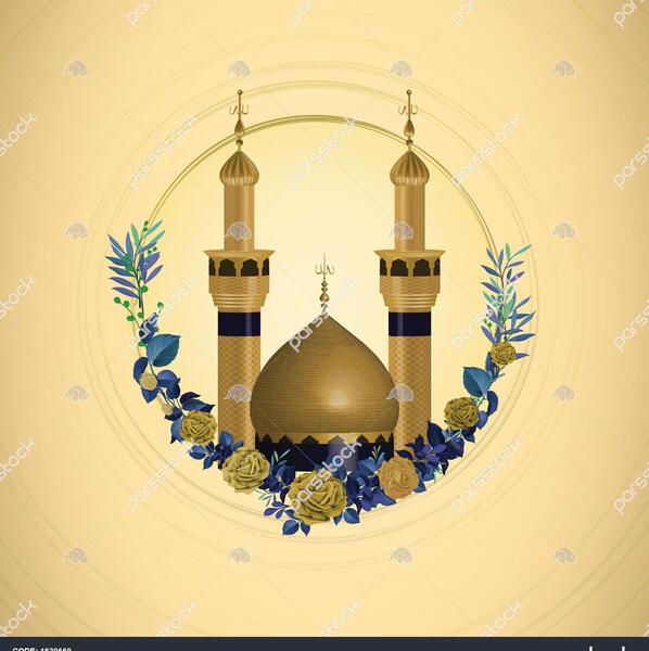 عکس کارتونی حرم امام حسین