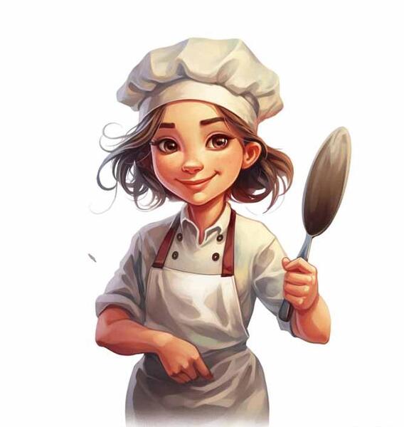 عکس کارتونی آشپز خانم