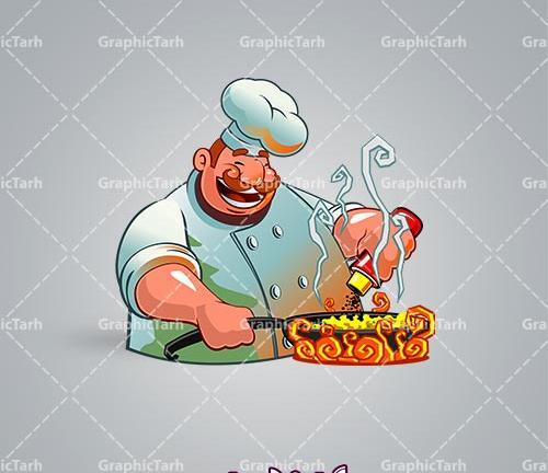 عکس کارتونی از آشپزخانه