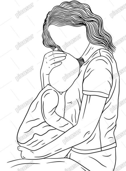 عکس کارتونی پدر و مادر و بچه