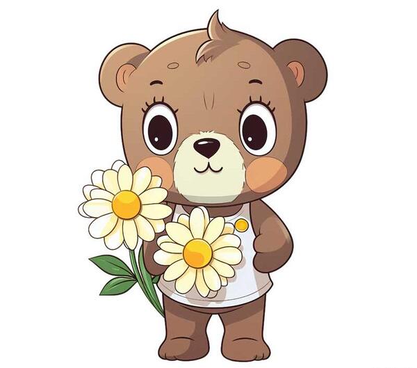 عکس کارتونی قهوه ای