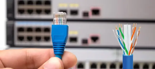 عکس سوکت زدن کابل شبکه