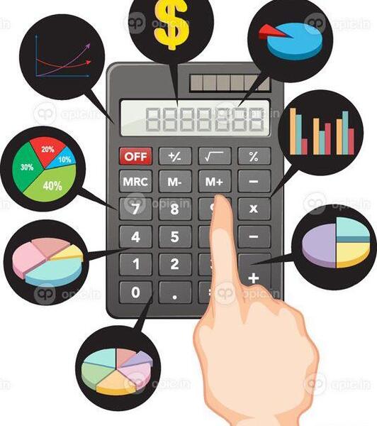 عکس کارتونی ماشین حساب