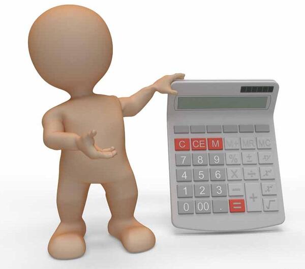 عکس کارتونی ماشین حساب