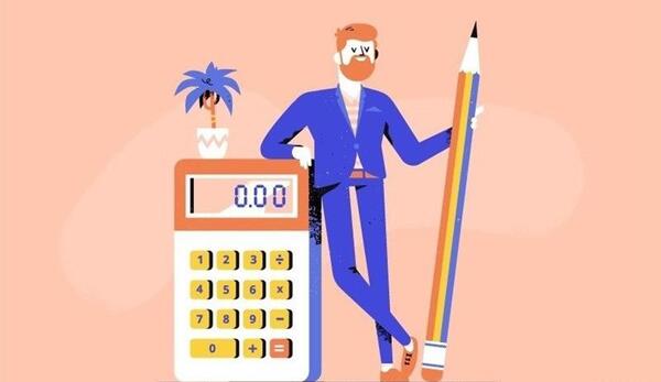 عکس کارتونی ماشین حساب