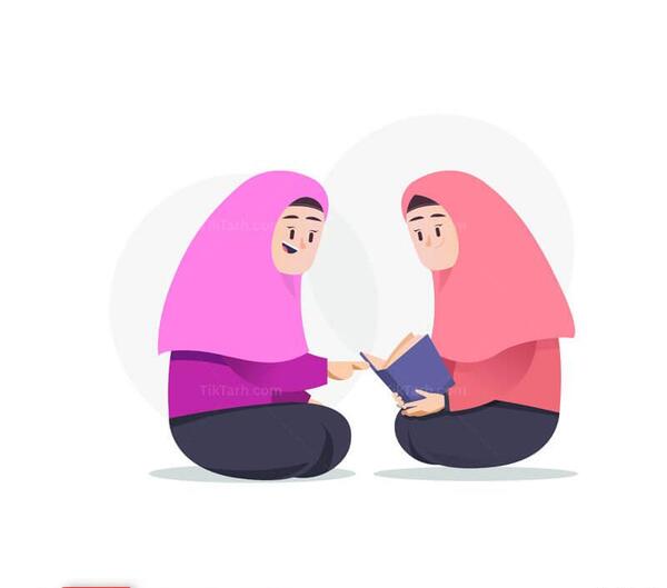 عکس کارتونی خانواده مذهبی