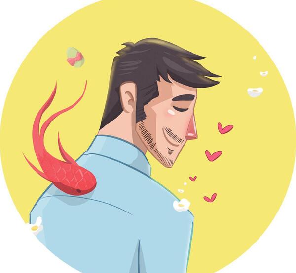 عکس کارتونی پسر مذهبی